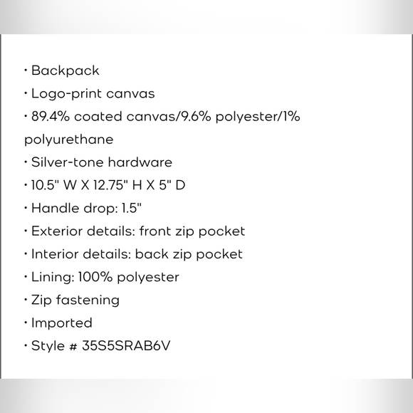 Michael Kors Rhea Medium Color Block Signature Logo Backpack - Picture 5 of 16